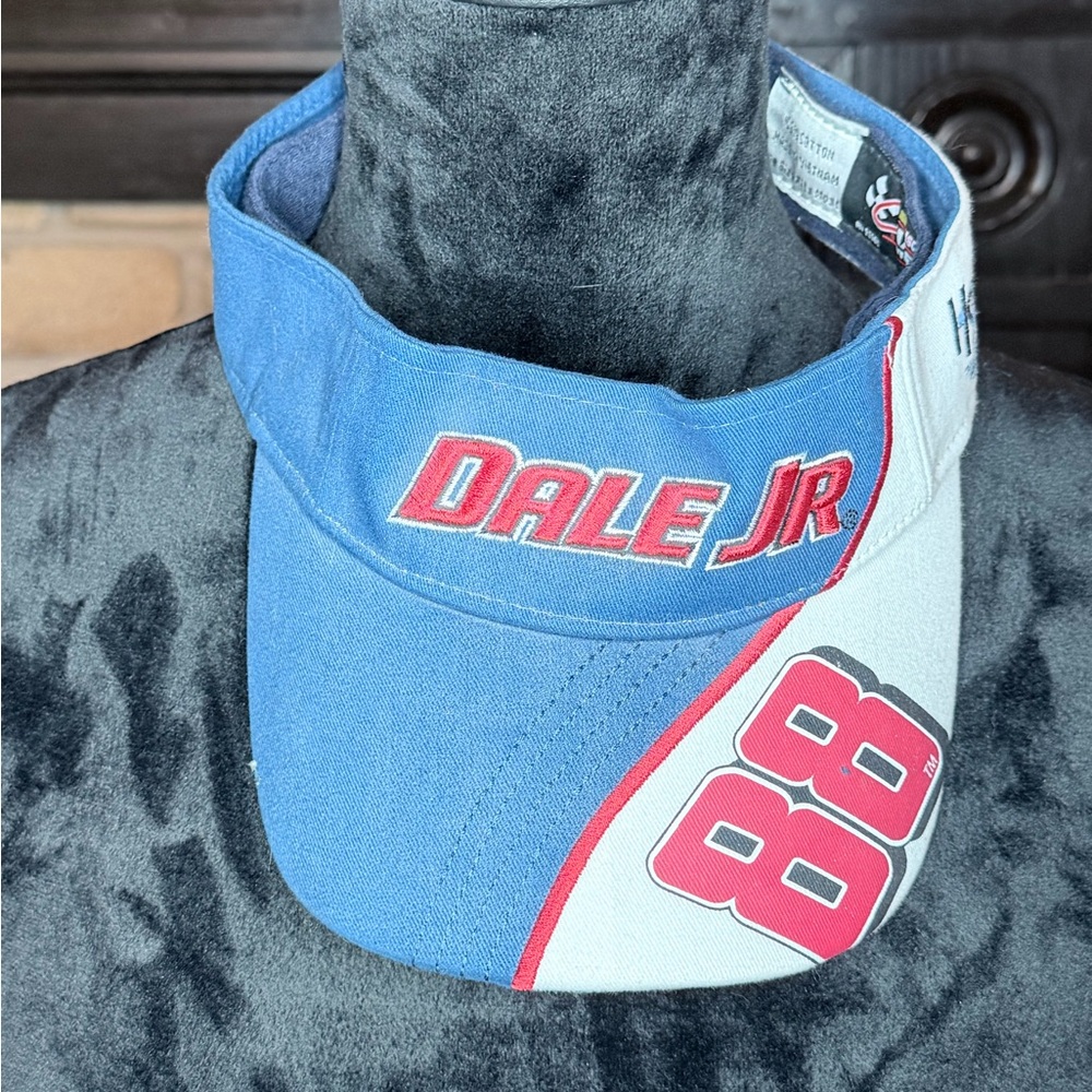 Chase Authentics Dale Jr. Blue White Red Visor